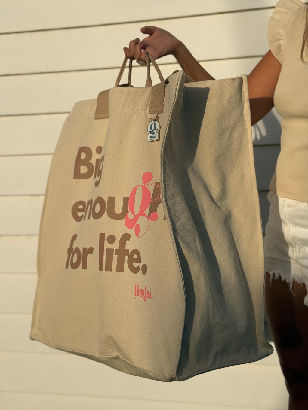 Pink & Beige - Tote Bag