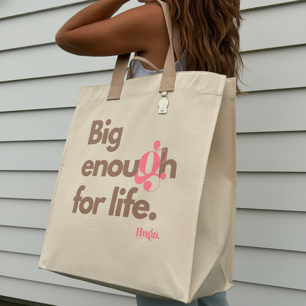 Pink & Beige - Tote Bag