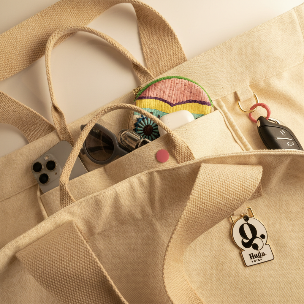 Beige & Brown - Tote Bag