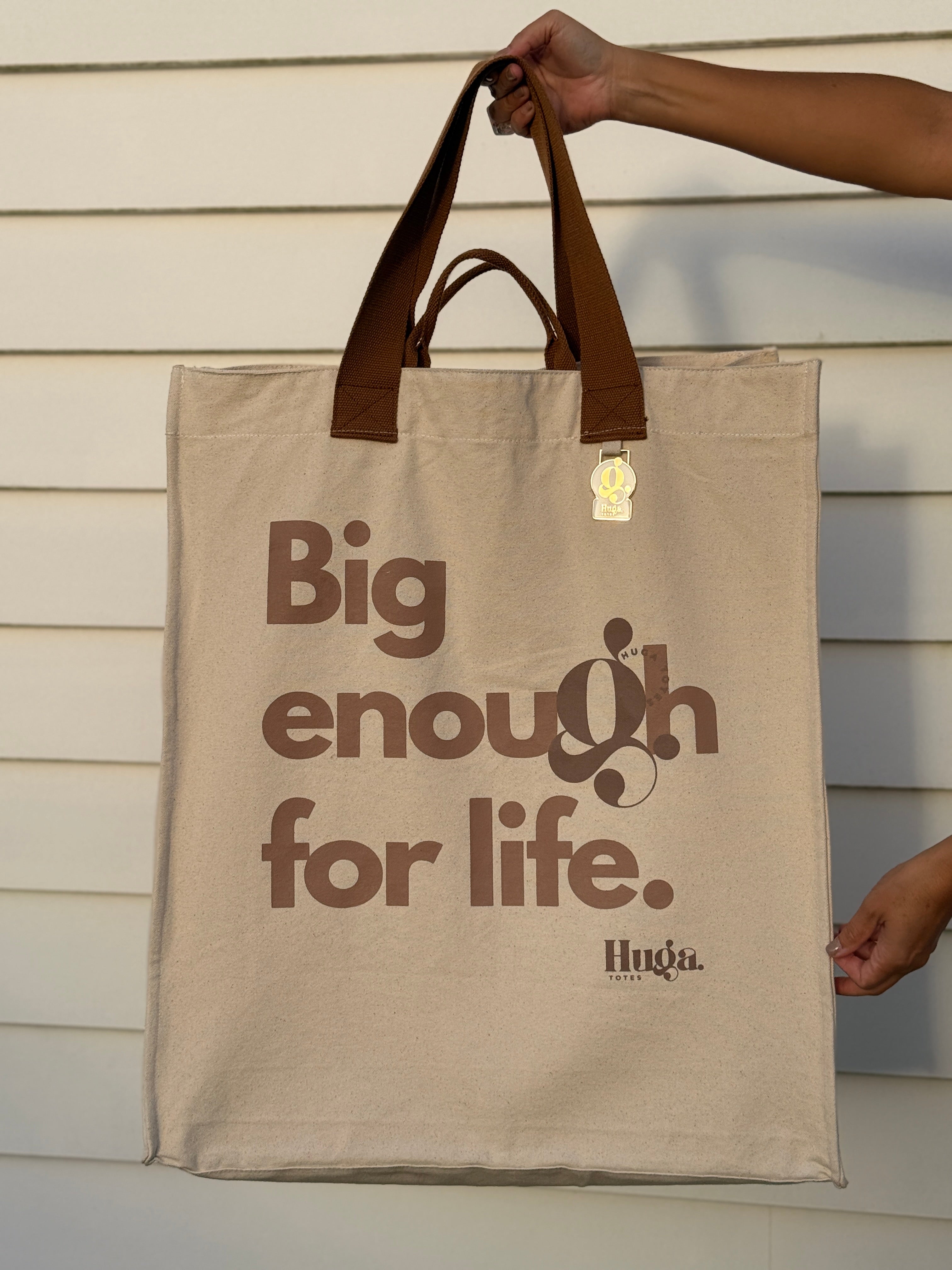 Beige & Brown - Tote Bag