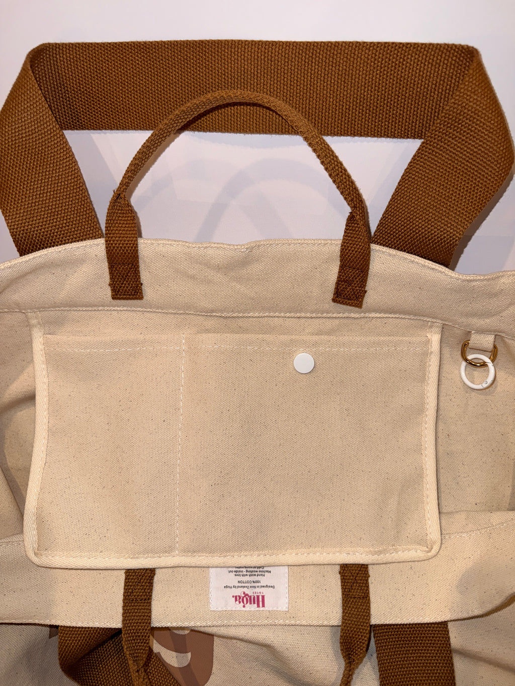 Beige & Brown - Tote Bag