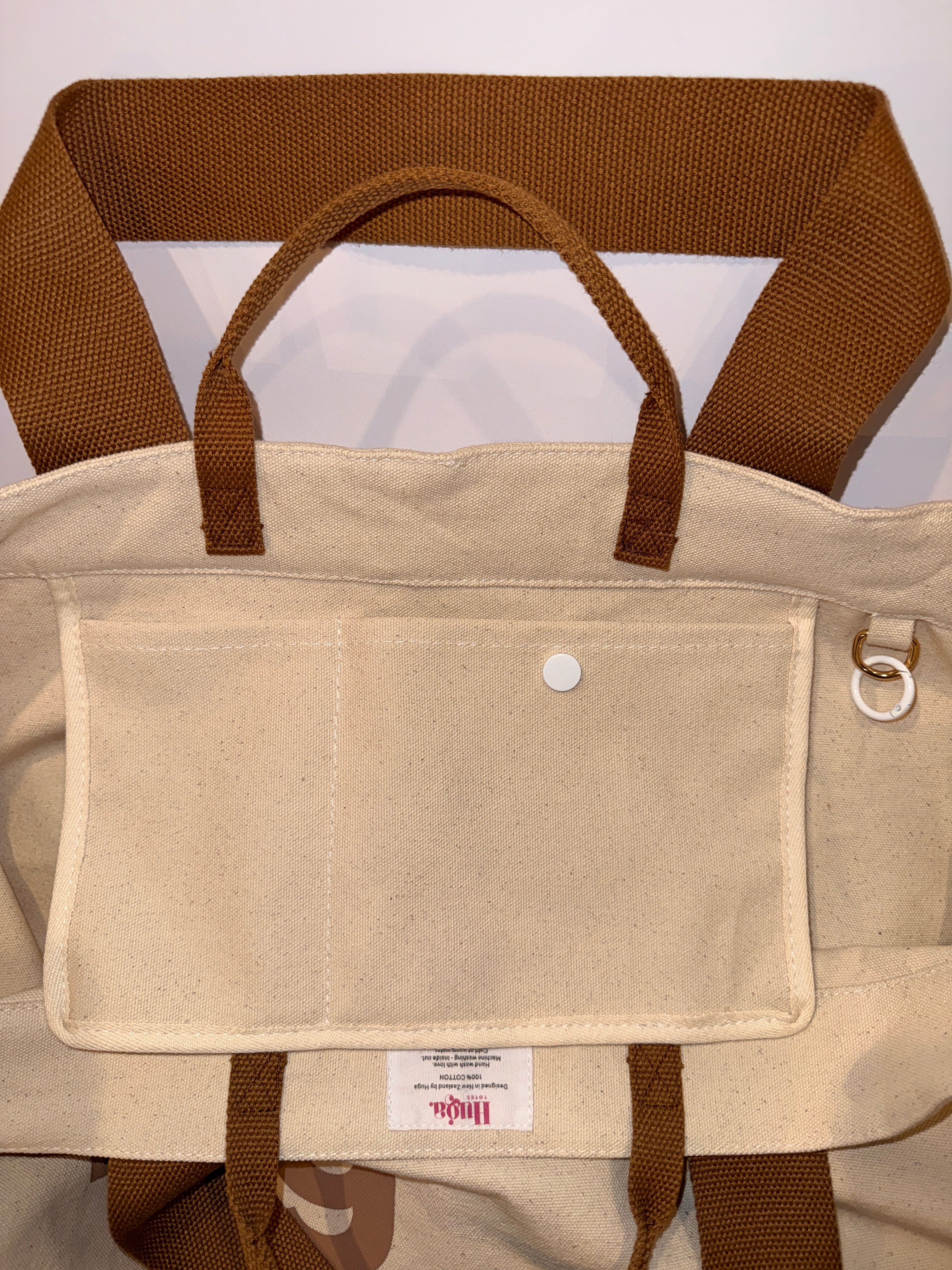 Beige & Brown - Tote Bag