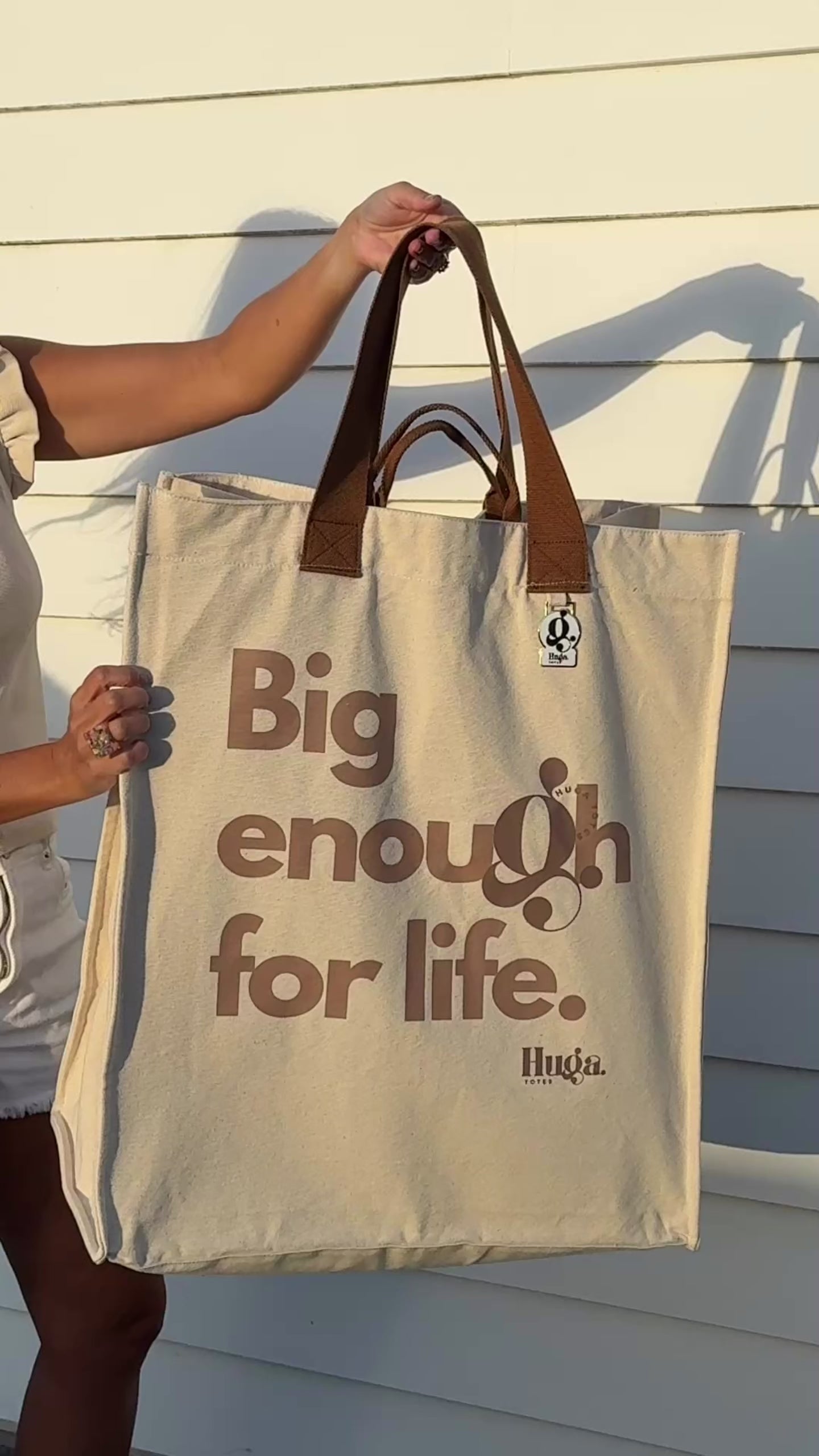 Beige & Brown - Tote Bag